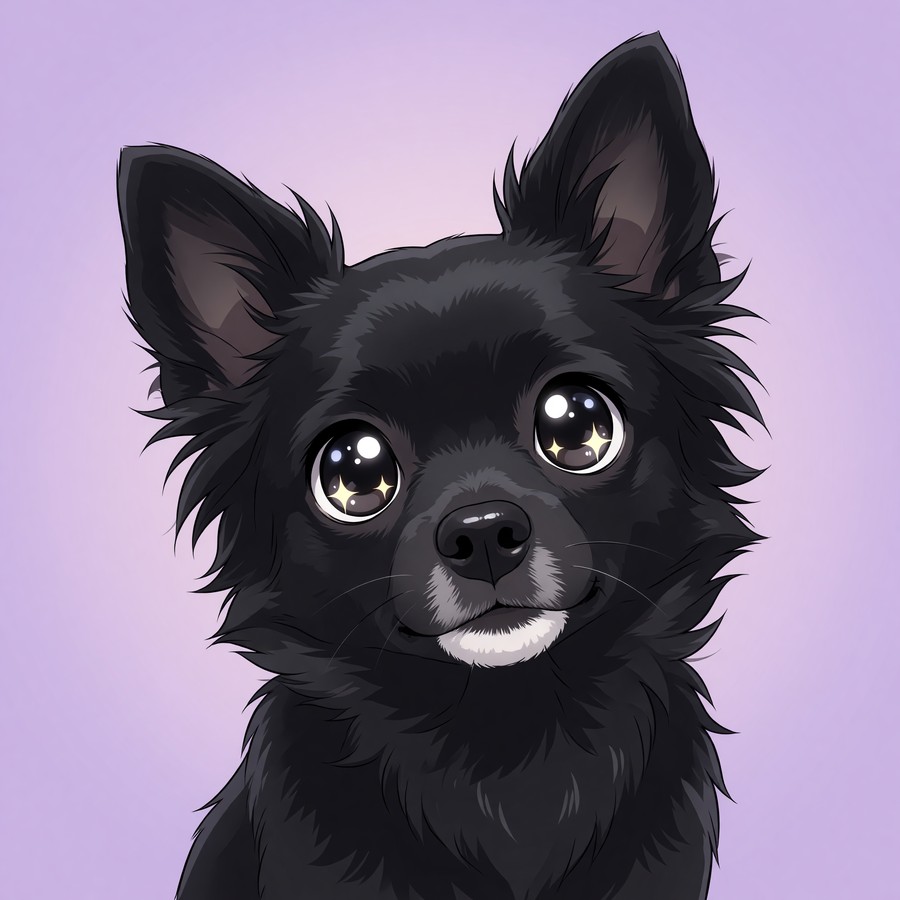 Anime pet portrait