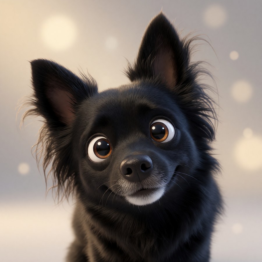 Example custom pet portrait