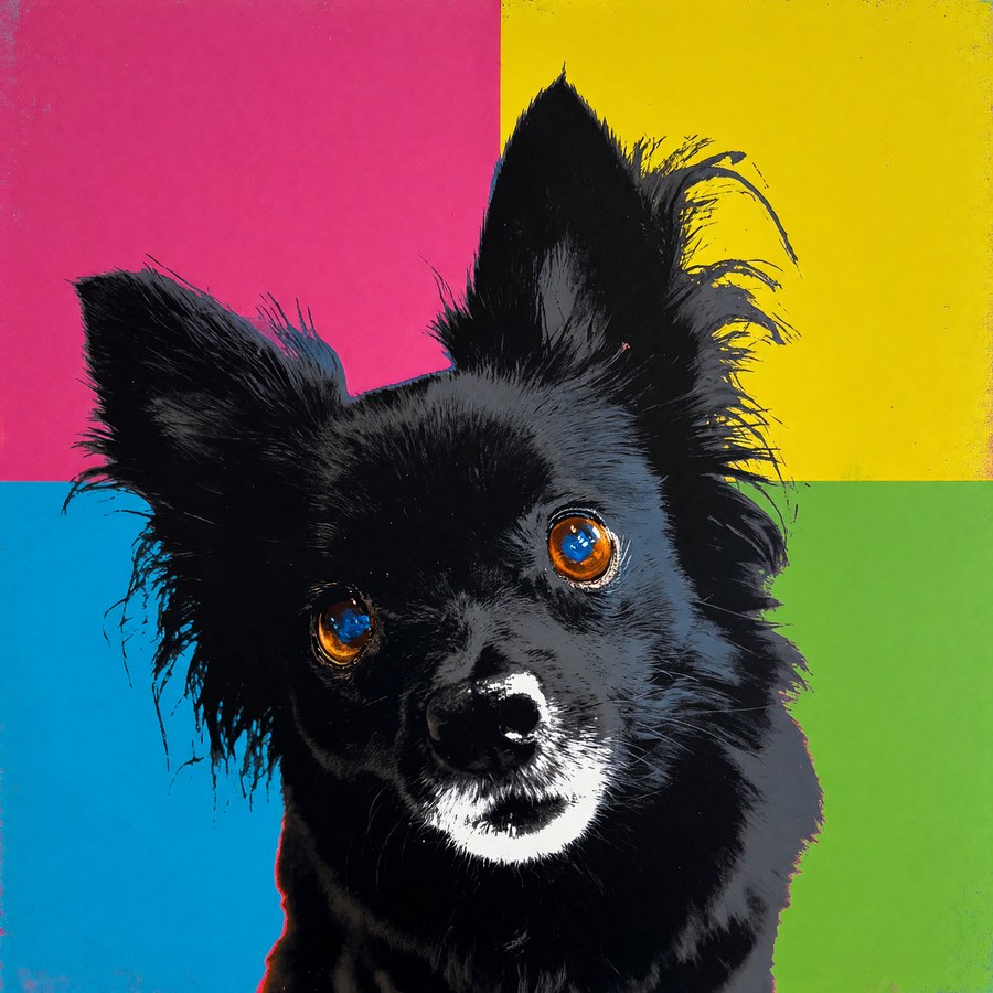 Pop Art pet portrait